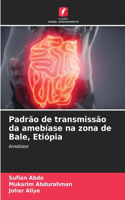 Padrão de transmissão da amebíase na zona de Bale, Etiópia
