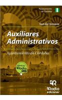 Auxiliares Administrativos del Ayuntamiento de Cordoba. Test del Temario