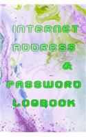 Book Save Passwords: Website Address Book And Password Keeper 110 Page Glossy Cover Design Size 6 X 9 Inch Internet - Print # Alphabetical Very Fast Print.