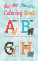 Alphabet Animals Coloring Book