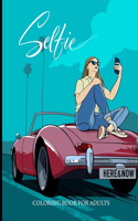 Selfie. Coloring Book for Adults