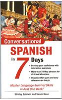 Conversational Spanish in 7 Days Package (Book + 2cds)