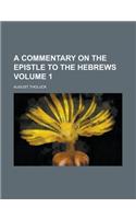 A Commentary on the Epistle to the Hebrews Volume 1