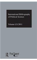Ibss: Political Science: 2011 Vol.60