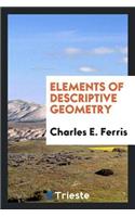 Elements of Descriptive Geometry