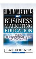 Fundamentals of Business Marketing Education