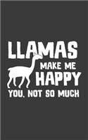 Llamas Make Me Happy You Not So Much