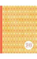 2020 Weekly Planner - Dot Grid - Honey Tangerine