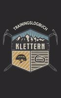 Klettern Trainingslogbuch: A5 Kletter Notizbuch Boulder Notebook Journal Logbuch. Perfekt für Kletterer oder Boulderer die ihre Routen Begehungen gerne notieren.