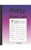 Potty Sheet Cart For Kids