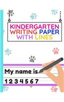 Kindergarten Writing Paper With Lines