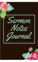 Sermon Notes Journal