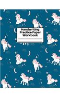 Handwriting Practice Paper Workbook