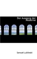 Der Ausgang Der Moderne