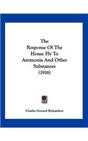 The Response Of The House Fly To Ammonia And Other Substances (1916)