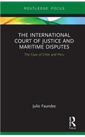 The International Court of Justice in Maritime Disputes