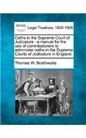 Oaths in the Supreme Court of Judicature