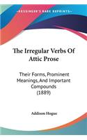 Irregular Verbs Of Attic Prose