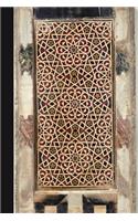 Middle Eastern Themed Journal Notebook: Blank Lined Pages: Arabesque Pattern Islamic Art Background: Great Gift For Lovers Of The Middle East