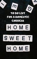 To Do List for a Domestic Goddess: DOT JOURNAL for you to draft your ideas. KEEP TRACK OF IMPORTANT THINGS. VERY HANDY SIZE TO POP INTO YOUR HANDBAG AND TAKE WITH YOU. Scribble down y
