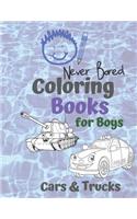 Coloring Books for Boys Cars & Trucks