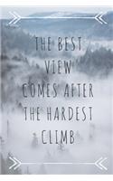The best view comes after the hardest climb