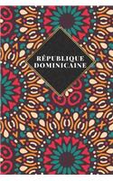 République Dominicaine: Carnet de voyage ligné - Journal de voyage pour hommes et femmes avec lignes