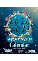 2020-2021 Monthly Planner