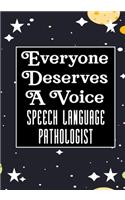 Everyone Deserves A Voice Speech Language Pathologist