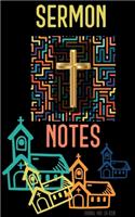 Sermon Notes Journal and Log Book