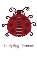 Lady Bug Planner: Purse sized journal/purse size planner/daily planner/daily journal
