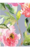 Peonies Sketchbook 7 x 10