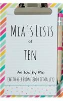 Mia's Lists of Ten