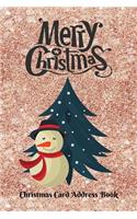 Christmas Card Address book