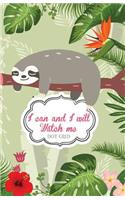 I can and I will Watch me: Dot-Grid Notebook Journal, 100 pages, 5.5" x 8.5" (Blank Notebook Journal)