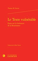 Le Texte Vulnerable