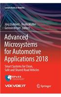 Advanced Microsystems for Automotive Applications 2018