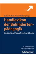 Handlexikon Der Behindertenpadagogik