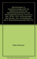 Marktstrategien Im Hypothekarkreditgeschaft
