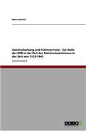 Gleichschaltung und Führerprinzip - Zur Rolle des DFB in der Zeit des Nationalsozialismus in der Zeit von 1933-1945: (German)