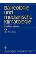 Balneologie Und Medizinische Klimatologie
