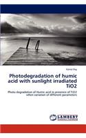 Photodegradation of humic acid with sunlight irradiated TiO2