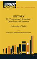 History BA (Programme) Semester I Questions and Answers : University of Delhi