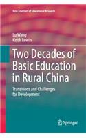 Two Decades of Basic Education in Rural China