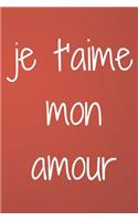 Je t'aime mon amour