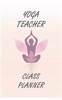 Yoga Teacher Class Planner