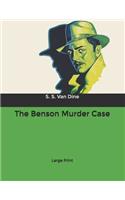 The Benson Murder Case: Large Print