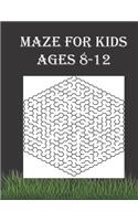 Maze For Kids Ages 8-12