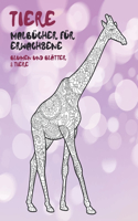 Malbücher für Erwachsene - Blumen und Blätter & Tiere - Tiere