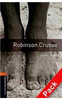 Oxford Bookworms Library: Level 2:: Robinson Crusoe audio CD pack